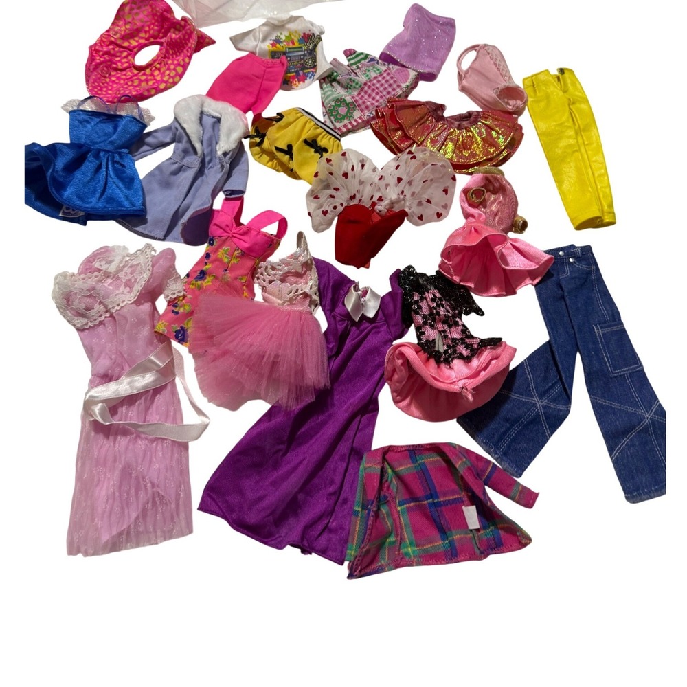 Genuine Barbie Doll Clothes Lot Vintage Modern Dresses Jeans Coat Plaid‎ Blazer
